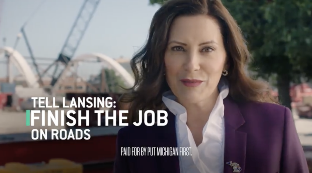 Gov. Gretchen Whitmer In New Ad “We’re Not Stopping ’Til We Finish the